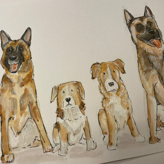 Dotts Doodle - A4 2 to 4 pets