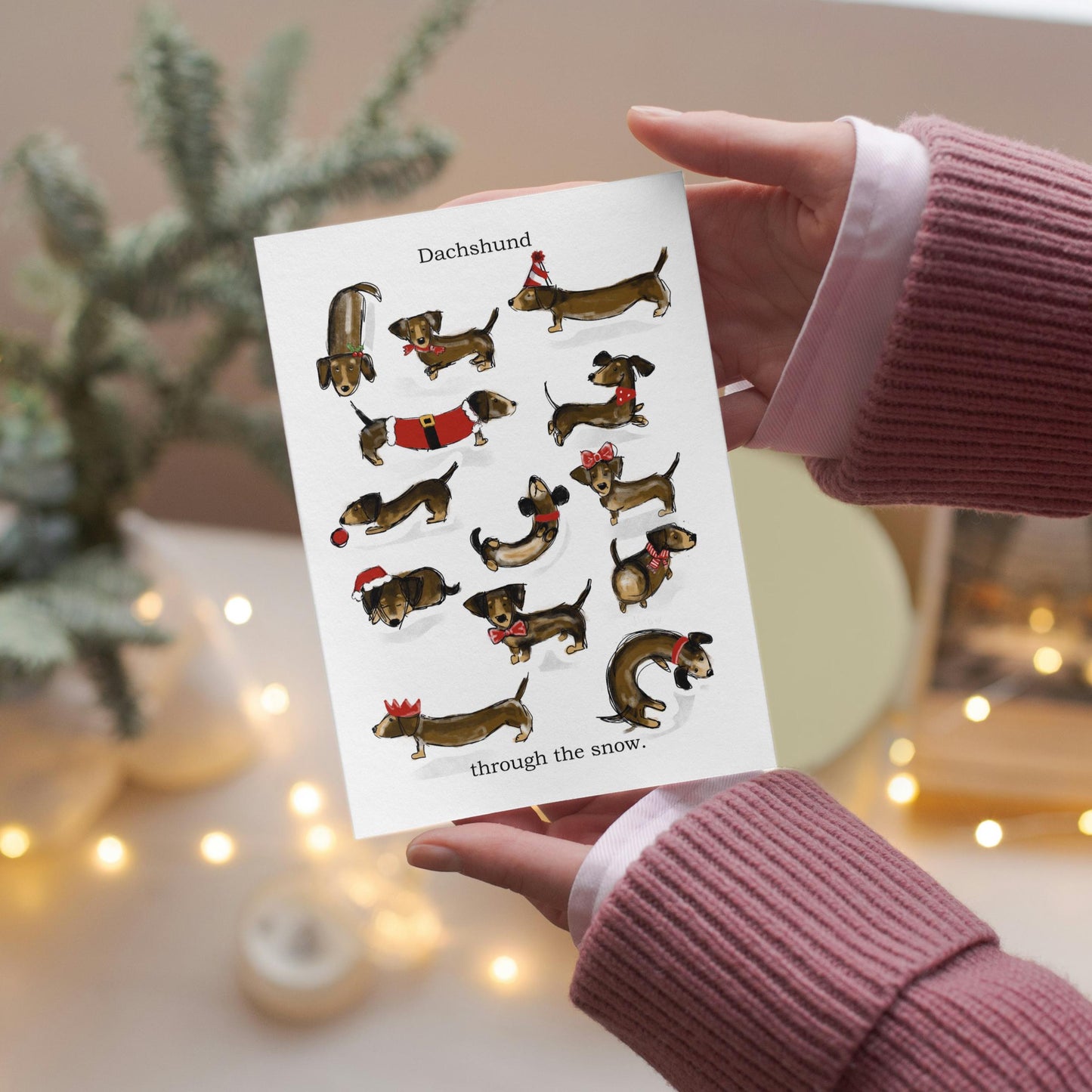 XL Bully Christmas Greeting card Card