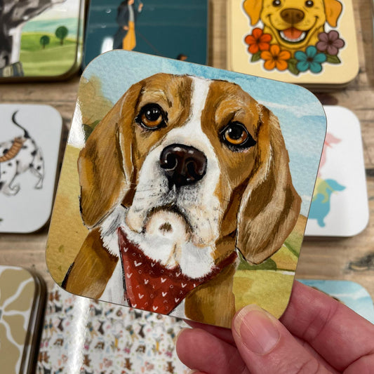 Coaster Collection – Gloss Finish with Velvet Touch Backing.
