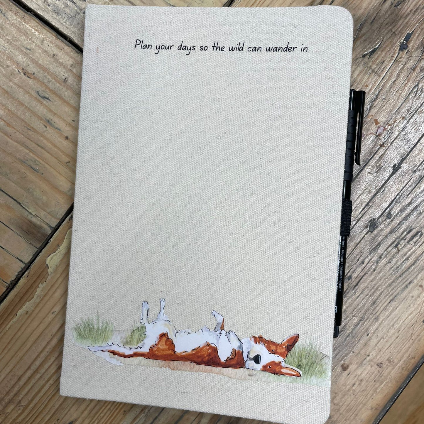 "Let the wild wander in” – Dog-Themed Notebook | Soft Cover, lined Pages