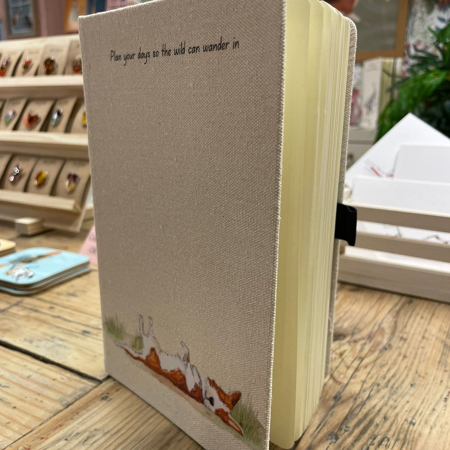 "Let the wild wander in” – Dog-Themed Notebook | Soft Cover, lined Pages