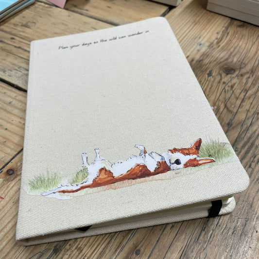 "Let the wild wander in” – Dog-Themed Notebook | Soft Cover, lined Pages
