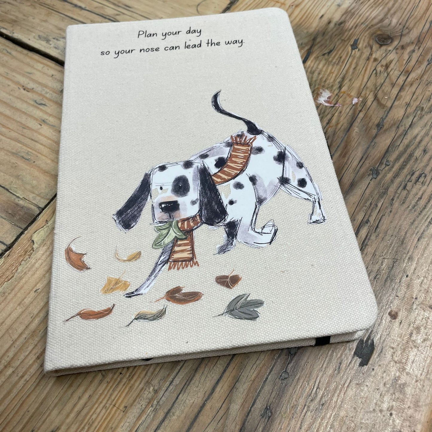 "So your nose can lead the way” – Dog-Themed Notebook, planner| Soft Cover, lined Pages
