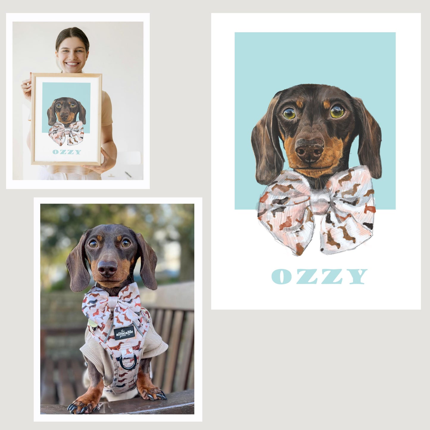 Custom pet portrait from, a keepsake gift that feels like them