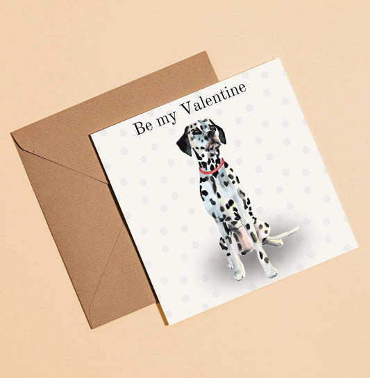Dalmatian Valentine’s Day Card “Dotty About You", A6