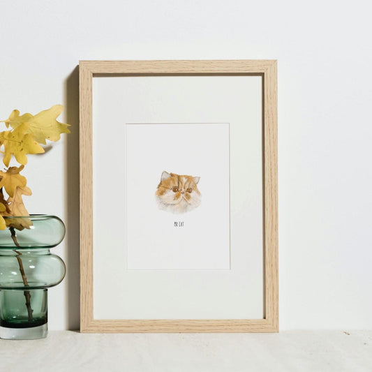 Pet portrait - Illustrative style, playful and modern