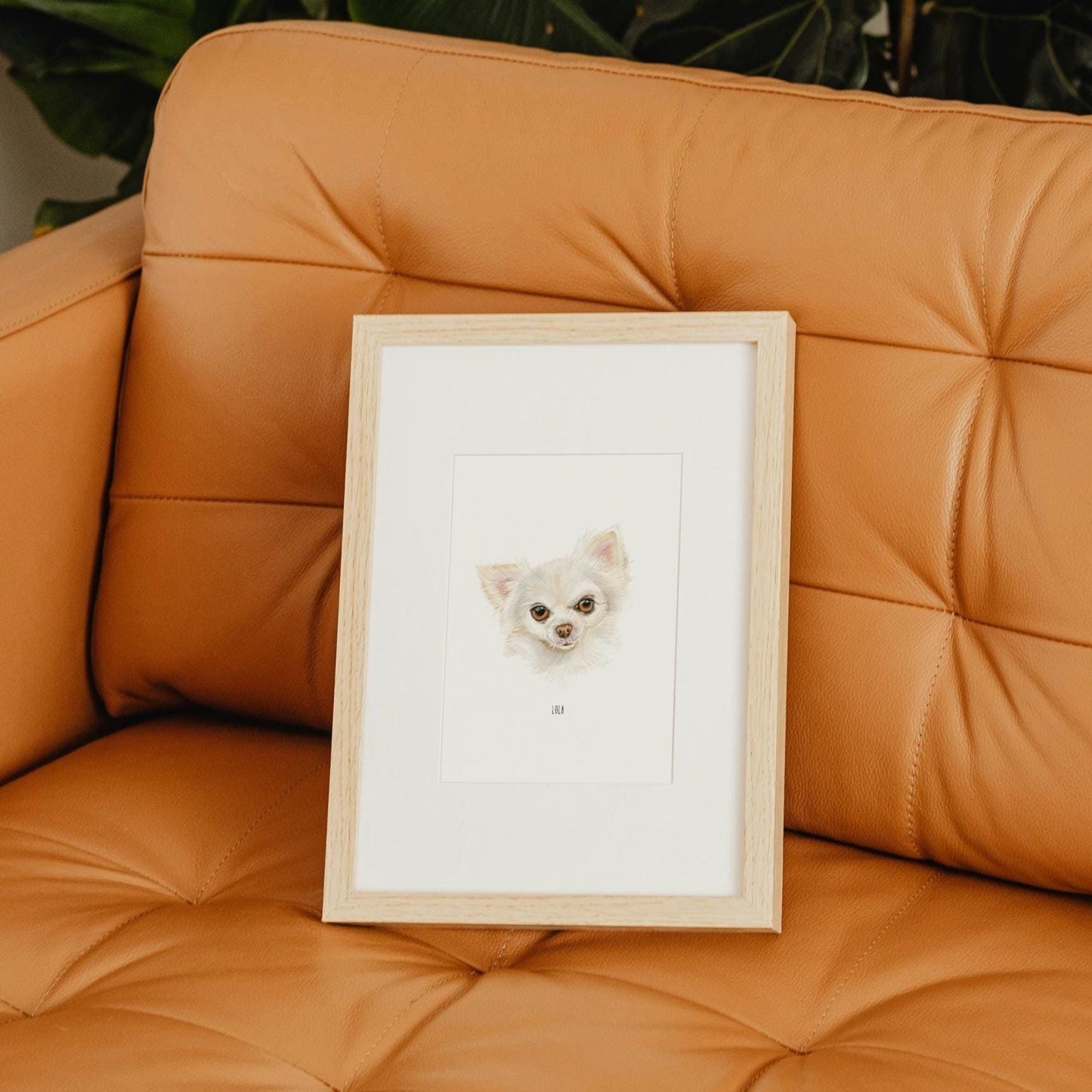 Mini pet portrait, Head study, Illustrative style, playful and modern