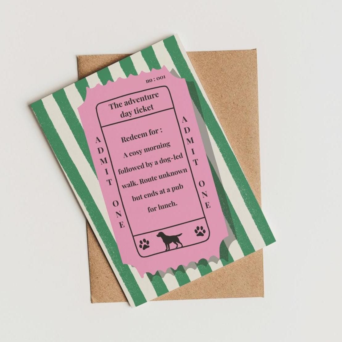 Sentimental Keepsake Card for Birthdays, Valentine’s, Mother’s Day & More - Dog themed