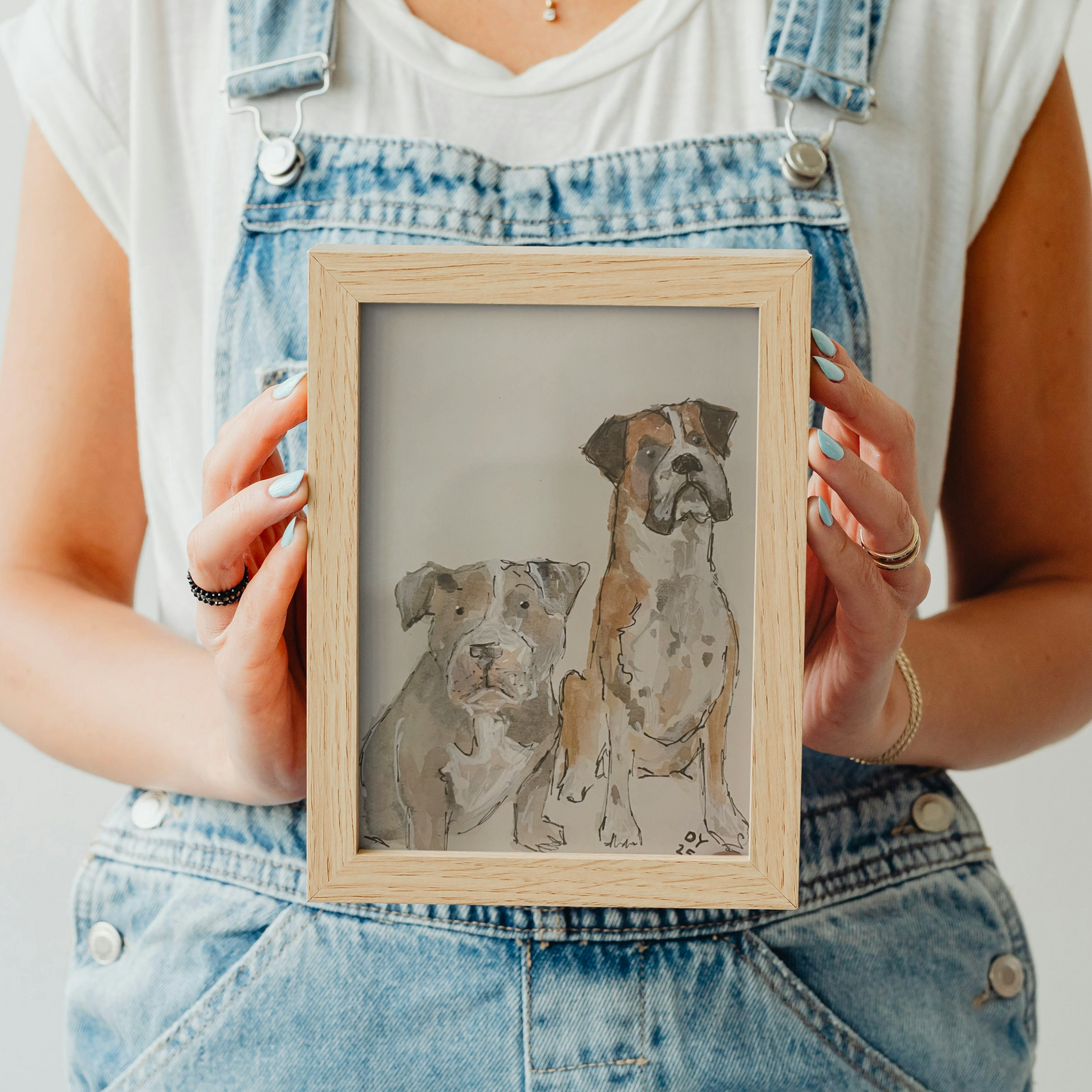 Dotts Doodle A5 sketchbook style Pet portrait